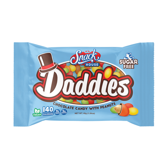 Snack House Daddies - Caramelos de chocolate y cacahuete (individual)