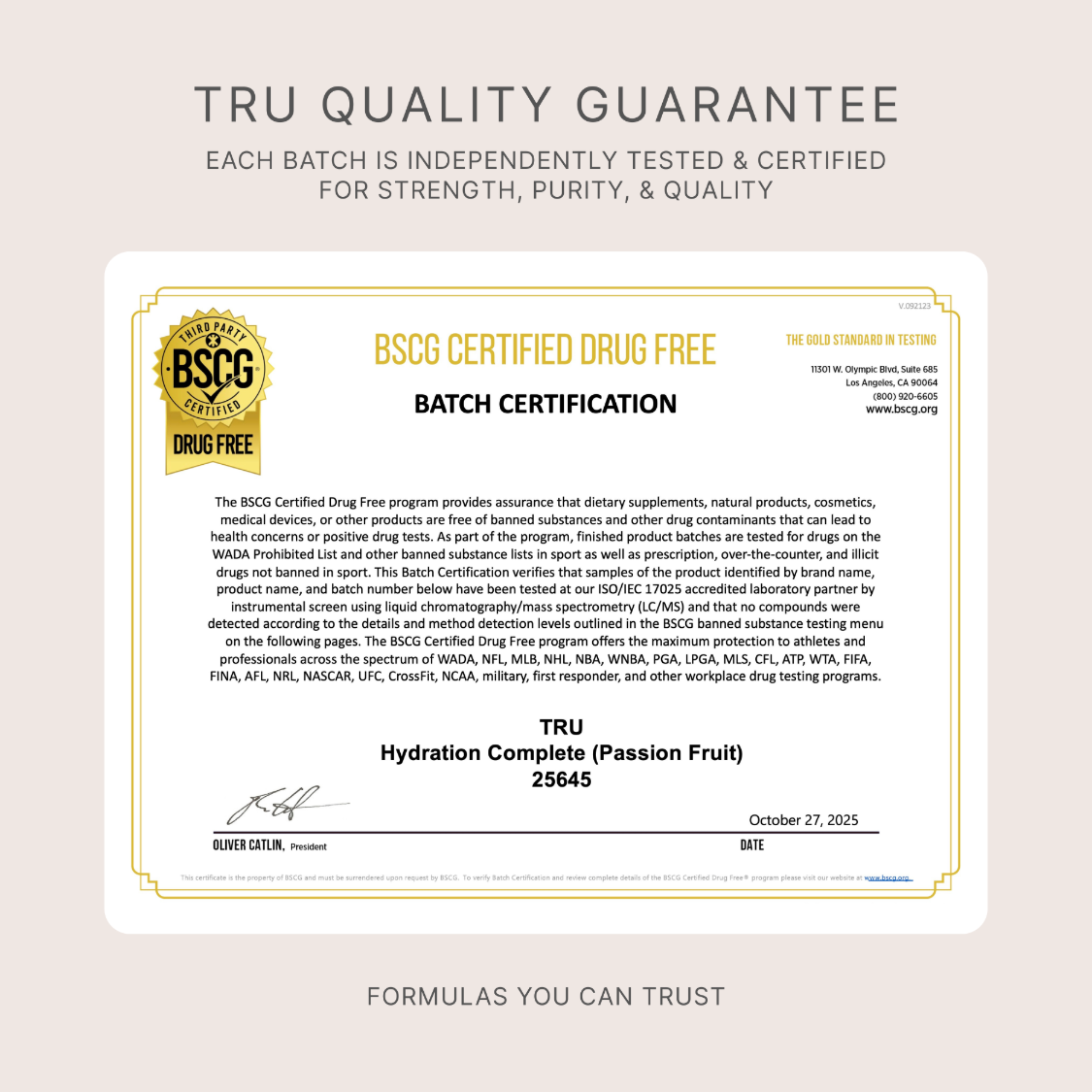 TRU Hydration Complete