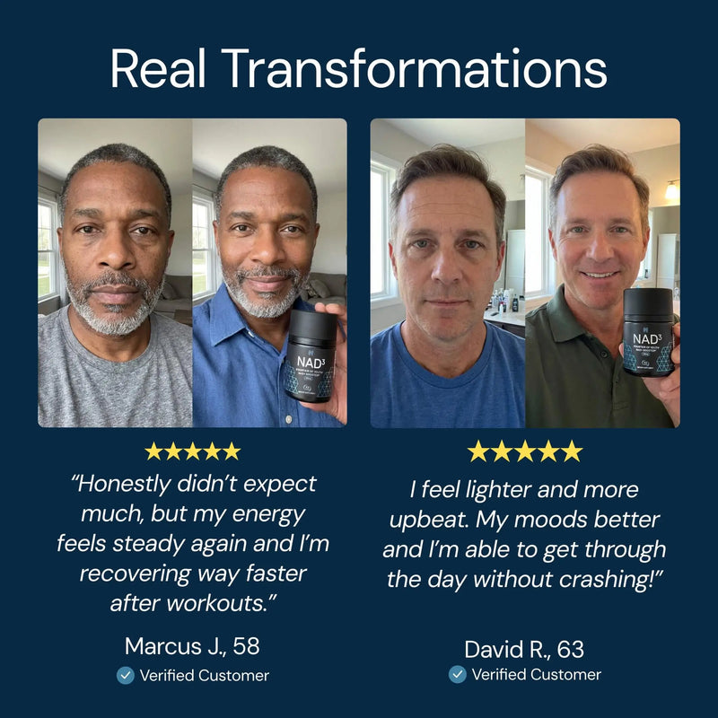 NAD3® 60 • An All Natural NAD+ Booster® Dietary Supplement (1 Month Supply)