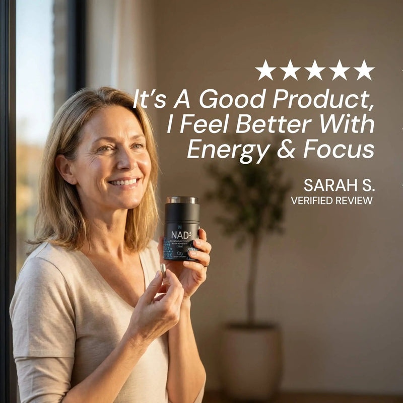 NAD3® 60 • An All Natural NAD+ Booster® Dietary Supplement (1 Month Supply)