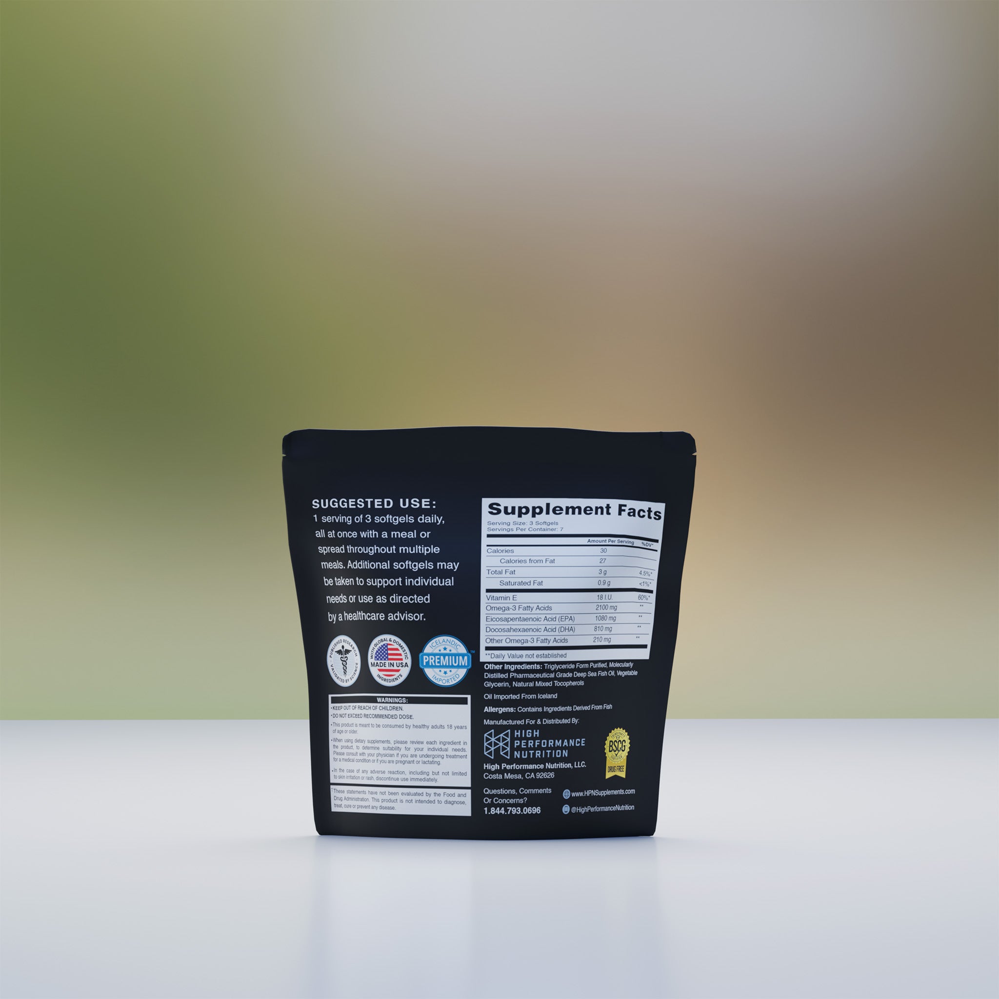 Productos HPN | Suministro para una semana 